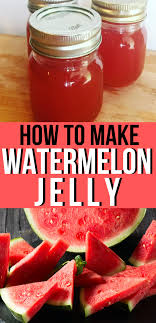 Watermelon Jelly Recipe Recipe Jelly Recipes Watermelon Jelly Recipes
