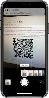 Adjust iphone camera screen on qr codes only. How To Quickly Join A Wi Fi Network Using Your Iphone S Camera App