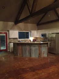 Corrugated metal kitchen islands images pinterest logout. Corrugated Metal Kitchen Island Trendedecor
