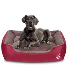 Shopping for a dog bed? Fristone Dog Beds Large Washable Pet Basket Orthopedic Kennel Bed For Large Dogs Deluxe Fleece Cushion Blanket Xxxl Red Buy Online In Antigua And Barbuda At Antigua Desertcart Com Productid 185737240