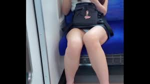 Cute Japanese Woman Allows You A Peek Up Her Skirt On Train - XNXX.COM