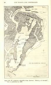 Love This 1847 Map Of Saint Simons Island It Is Really