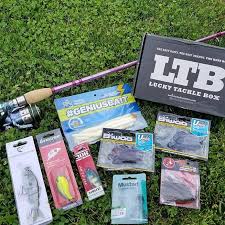 A Bass Xl Lucky Tackle Box Filled With Some Goodies Makes For A Great Gift For The The Fisherman In Your Life Lucky Tackle Box Tackle Box Bait And Tackle