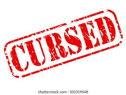 Cursed fonts, creepy text, funky text, it all comes with the same significance. Cursed Red Stamp Text On White Stock Vector Royalty Free 332319548