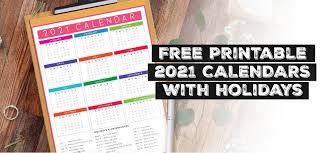 All these calendar layouts can be utilized for your own official reason. Free Printable One Page 2021 Calendar With Holidays World Of Printables