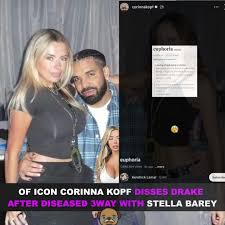 RAW DOGGER on X: OnlyFans Icon Corinna Kopf Disses Drake After Diseased  3way With Stella Barey t.co7vS7RQbOD7  X