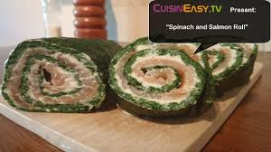 These make a nice little hors d'oeuvre before a dinner or at a refrigerate the rolled tortillas till ready to serve. Spinach Salmon Roll Recipe Easy Youtube