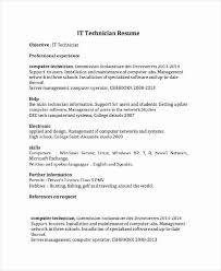 It Support Technician Resume Unique Cv Writing Software For Windows 7 In 2020 Resume Skills Job Resume Samples Resume Objective