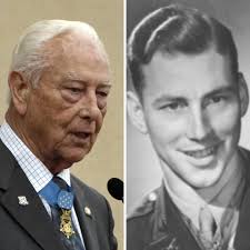 Forrest Eugene Everhart Sr. served in the U.S. Army during World War II. As  the platoon commander, Everhart led his platoon in defense against a  counterattack by a superior German force. When