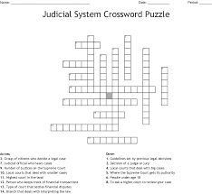 Crossword puzzles can be used to teach, introduce, and reinforce vocabulary words. Judicial Branch Crossword Wordmint