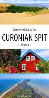 The curonian spit is a long, narrow strip of land, separating the curonian lagoon. Curonian Spit Lithuania Things To Do Map Tips