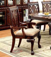 Petersburg I By Furniture Of America Cm3185ac Arm Chair Set Of 2 Dining Chairs Fabric Dining Chairs Furniture