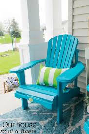 Front Porch Decorating Ideas With The Perfect Adirondack Chairs Our House Now A Home Wooden Patio Chairs Patio Chairs Adirondack Chairs Patio