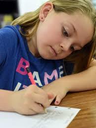Cotter students learn cursive handwriting