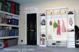 A garage mudroom offers a bit more space to move around than an attached mudroom. Diy Garage Organization Ideas
