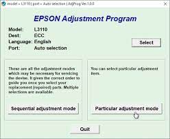 Download Epson L3110 Resetter Impresora Software Stylus