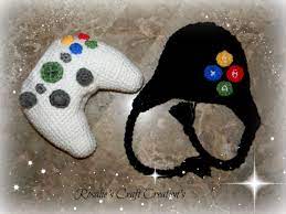 Crochet Xbox Controller Hat Crochet Projects Crochet Shark Hat