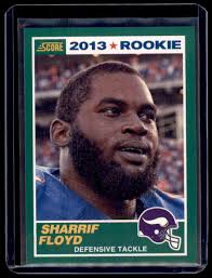 2013 Score Rookie Variation Sharrif Floyd Rookie Minnesota Vikings #417  2076