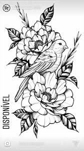 Bird And Flower Tattoo Designs Tattoo Stencils Image By Sierra Wayne On Tattoos Tattoos Tattoo Designs