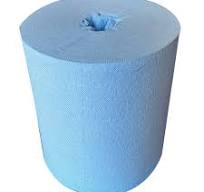 Prematex® Heavy Duty Wiper Jumbo Roll Creped Blue 3 Roll Case