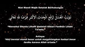 Niat Mandi Wajib Setelah Berhubungan Youtube
