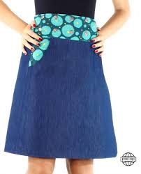 Robes de soirée ou robes décontractées, jupes droites, jupes denim, blouses, combinaisons. Jupe En Jeans Longue Imprime Original Pollen Vert Abha Long Jean Skirt High Waisted Skirt Long Jeans