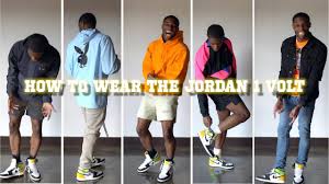 The air jordan 1 bio hack pushes the model to a whole new territory when it comes to color palettes. How To Wear The Air Jordan 1 Retro High Og Volt Youtube