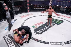 Bellator mma (formally bellator fighting championships) is an american mixed martial arts promotion founded in 2008 and based in santa monica, california owned and operated as a subsidiary of viacomcbs.it is one of the largest combat sport promotions in the world and the second largest in the united states. Bellator 255 Results Patricio Pitbull Chokes Out Emmanuel Sanchez To Defend Featherweight Title Advances To Grand Prix Finals Against A J Mckee Mma Fighting