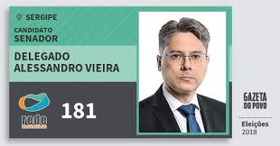 Alessandro vieira sometimes better known as delegado alessandro vieira is a federal senator of brazil representing the state of sergipe. Delegado Alessandro Vieira 181 Rede Senador Sergipe Eleicoes 2018