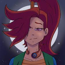 A little shading/lighting practice 🤌✨(I also needed a cool looking cover  for her Spotify playlist ehehe) I'm thinking about doing a few small,  sketchy comics with Talia and Volo, but we'll see