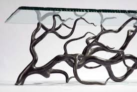 Lost wax cast bronze with mark reed loved the idea that his unique sculptural branch coffee table looks like a branch laying. Branch Coffee Table Rectangular Mark Reed Sculpture