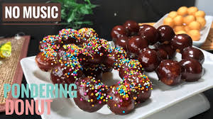 From time to time i think to myself that surely someone out there has a recipe at least a little similar but i have yet to find a i just had my first pon de ring a couple weeks ago after seeing them at mister donuts for years. Pondering Donut Recipes Cooking Asmr Youtube