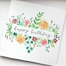Maybe you would like to learn more about one of these? Floral Birthday Card Greeting Card Watercolor Birthday Cards Beautiful Birthday Cards Birthday Cards