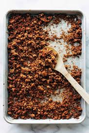 Team vegan© bekannt aus deutschlandistvegan. Cauliflower Walnut Vegetarian Taco Meat Recipe Pinch Of Yum