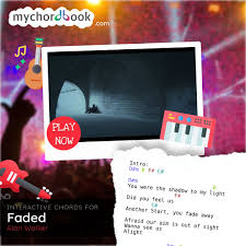 If asked for id, put it. Alan Walker Faded Chords