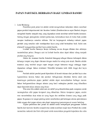 ≤ 500 35 2 2. Doc Papan Partikel Berbahan Baku Limbah Bambu Eka Yuliawati Academia Edu