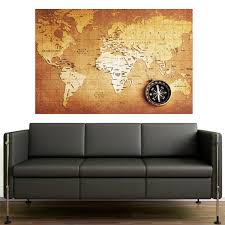 Veja a nossa coleção de murais de parede originais. Painel Adesivo De Parede Mapa Mundi 088pnp Leroy Merlin