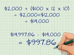 Over 30 years at the same rate your $10,000 would grow to $22,000. How To Work Out Compound Interest On Savings 14 Steps