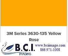 3m Scotchcal Translucent Graphic Film 3630 135 Yellow Rose