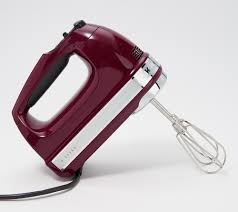 Check spelling or type a new query. Kitchenaid 9 Speed Digital Hand Mixer W Wire Whisk Blender Rod Qvc Com