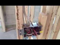 Rough in guide for receptacles, lighting, appliance circuits, service equipment, and wire / cable applications. Basic Residential Electrical Wiring Youtube