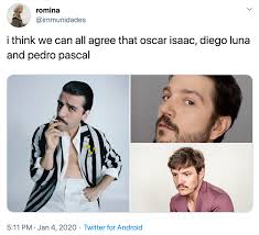 Pedro pascal laughing then crying meme. I Think We Can All Agree That Oscar Isaac Diego Luna And Pedro Pascal I Think We Can All Agree That Know Your Meme