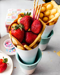 #stimming #my gifs #gif #food #bubble waffle #waffle #ice cream #red #white #sprinkles #rainbow #ice cream rose. Make Bubble Waffle Ice Cream Cones At Home The Best Way To Eat Ice Cream This Summer I Am A Food Blog