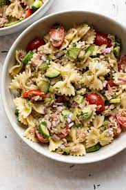 Low carb penne pasta in pesto cream sauce is the best recipe for foodies. Healthy Tuna Pasta Salad Salt Lavender