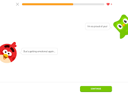 I just got the red bird too. He actually looks happy in this picture. : r/ duolingo