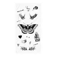 Harry S Tattoos Beach Towel Harry Styles Tattoos Beach Tattoo Harry Tattoos