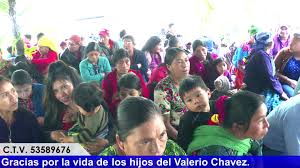 La Santa Misa, desde Aldea el Malacate, Tajumulco, San Marcos. Acción de  Gracias por la vida de los hijos del Valerio Chavez.