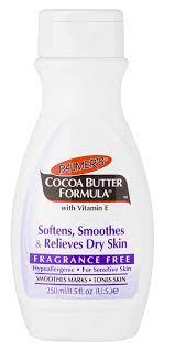 The fresh scent invigorates without overpowering. Amazon Com Palmer S Cocoa Butter Formula Daily Skin Therapy Body Lotion With Vitamin E Softens Smoothes Fragrance Free 8 5 Fl Oz Beauty