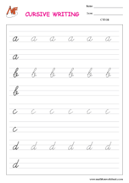 cursive writing practice sheets free kids worksheets