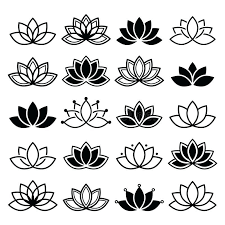 Image Result For Geometric Flower Tattoo Outline Lotus Flower Design Simple Lotus Flower Tattoo Geometric Flower Tattoo